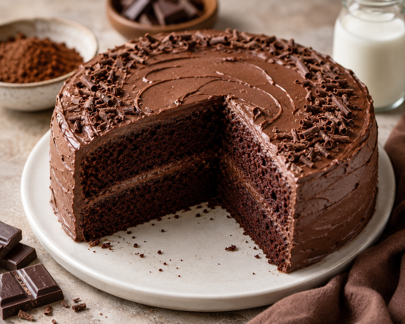 Easy Homemade Chocolate Cake